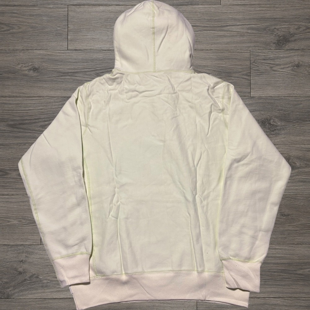 Supreme Arabic Logo Hoodie Size Large Pale Lime Green Made in Canada FW21 Mens - Picture 2 of 7
